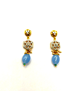 Twinkle star blue ember Earring