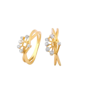 Flower Diamond Petals Ring