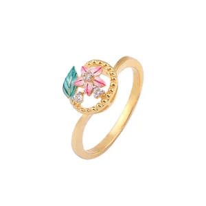 Small flower crown Ring