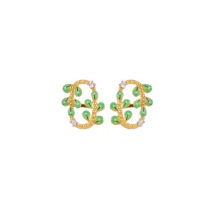Oval Suprise petal Earring