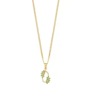 Oval Suprise petal Pendent