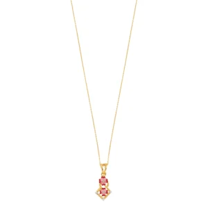 Red Pride Square Design Pendent